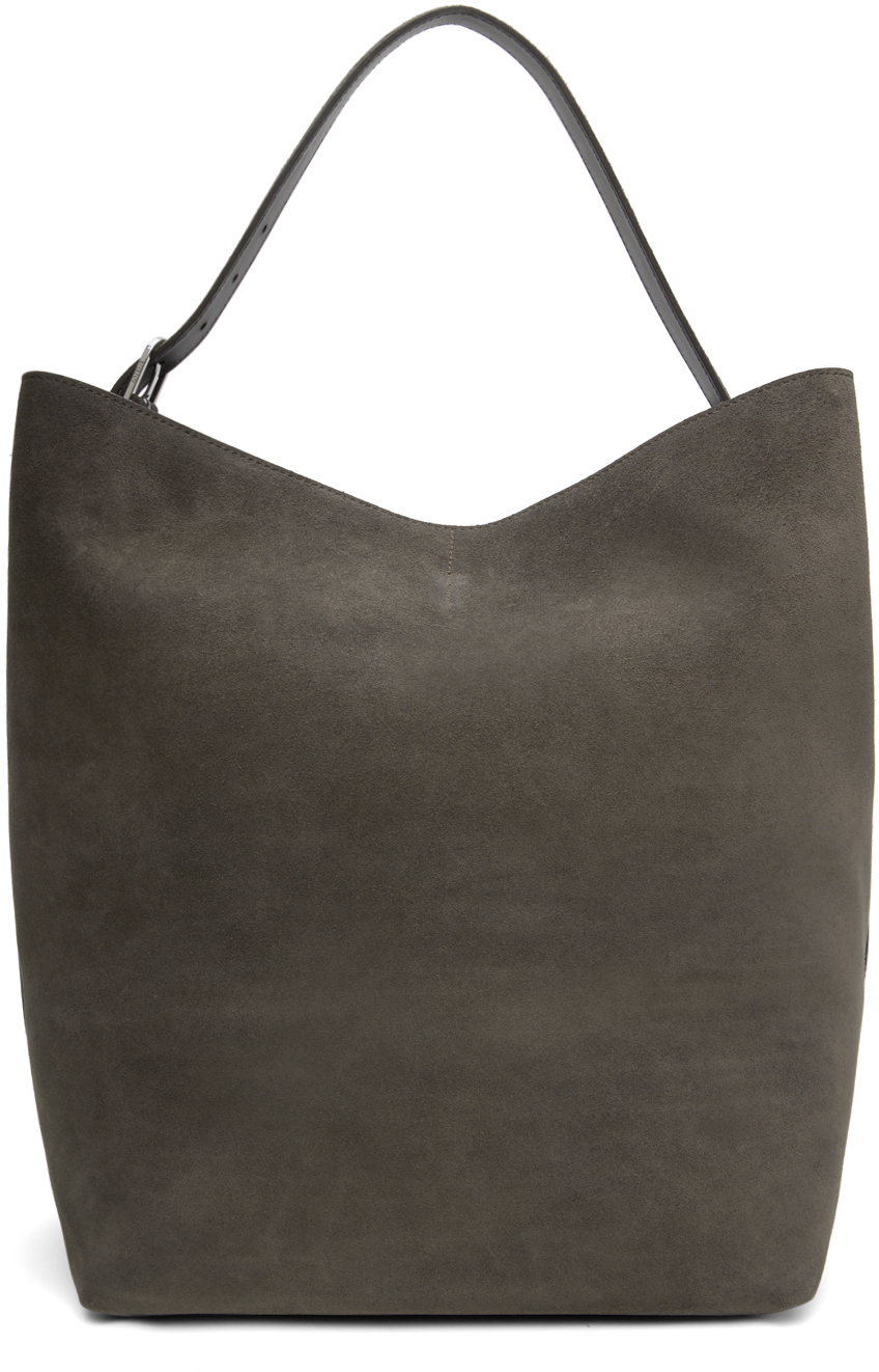 Gray Belted Tote