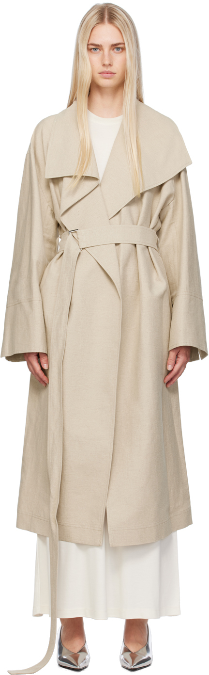 Beige Signature Coat