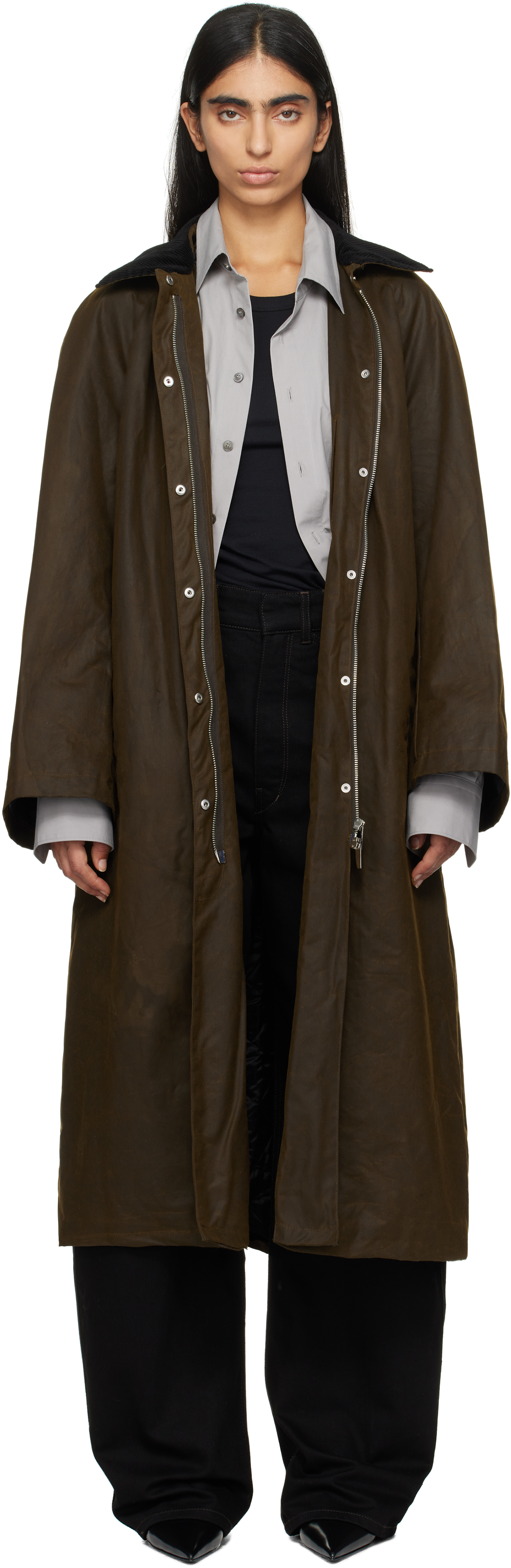 【関税込み】TOTEME ブラウン Country コート Country coat bark – TOTEME