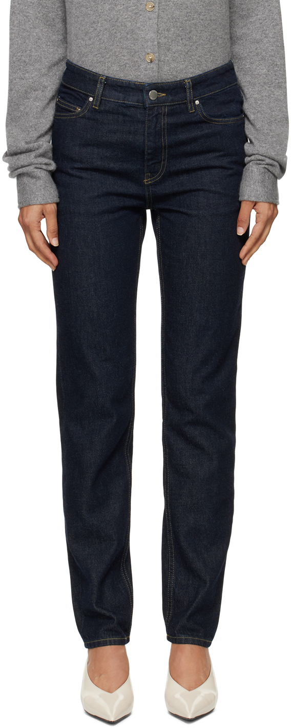 Blue Low Taper Jeans