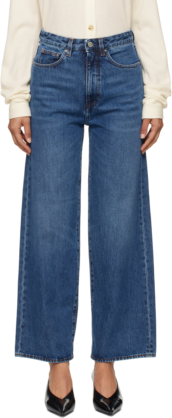 Blue Flare Fit Jeans