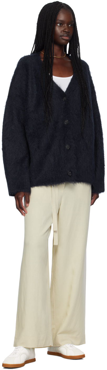 Totême Ssense Exclusive Navy Boxy Cardigan In 016 Navy