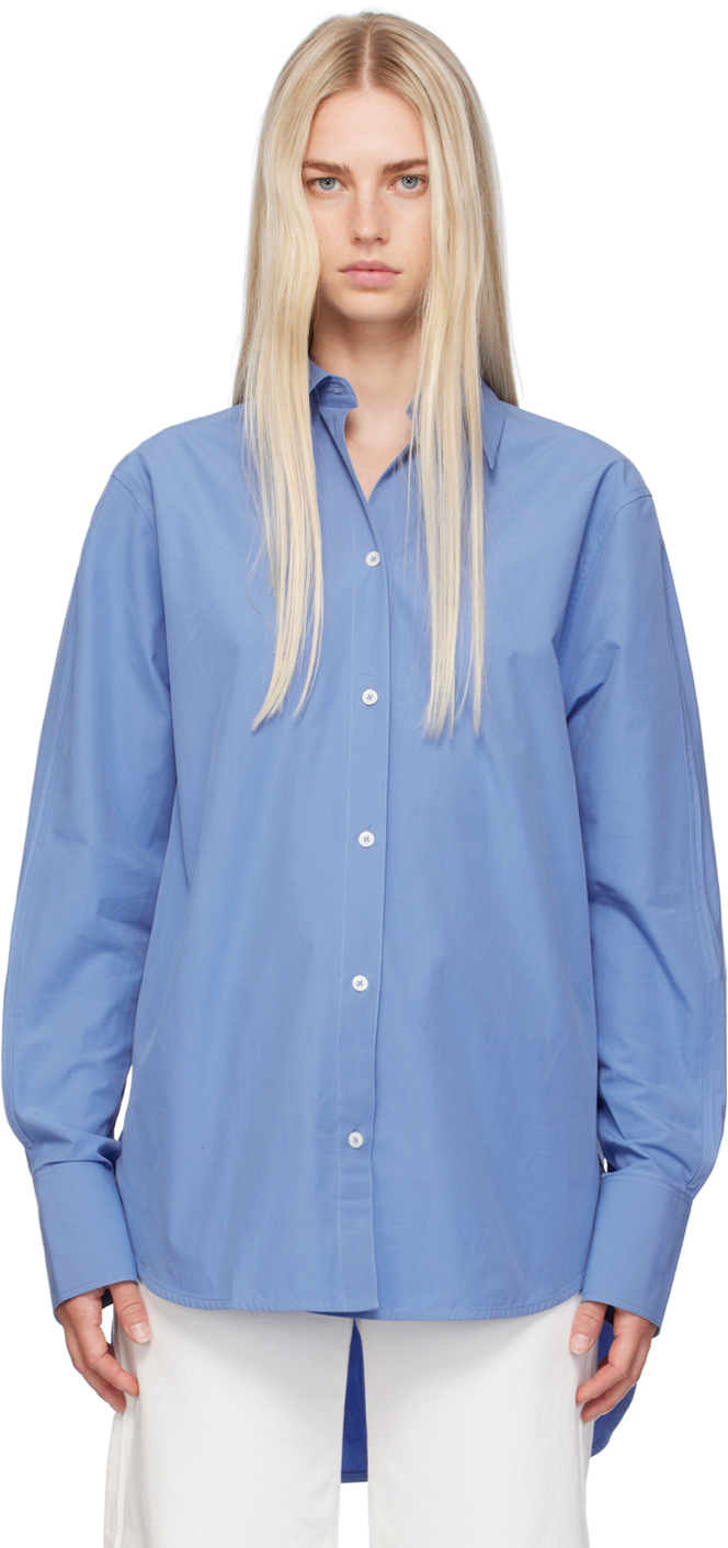 Blue Droptail Shirt