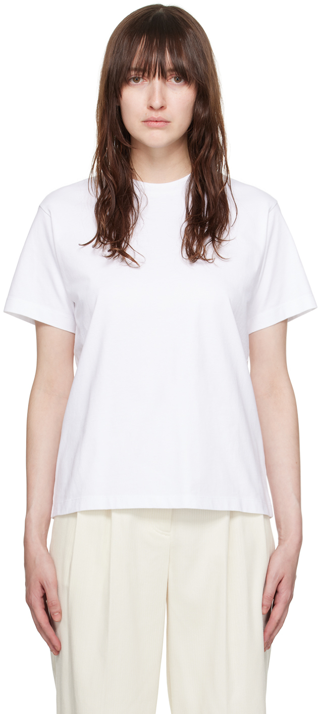 Shop Totême Off-white Classic T-shirt In 059 Off White