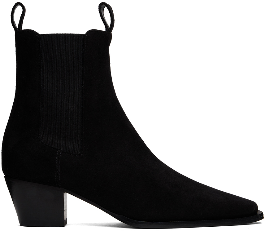 Black 'The City' Boots