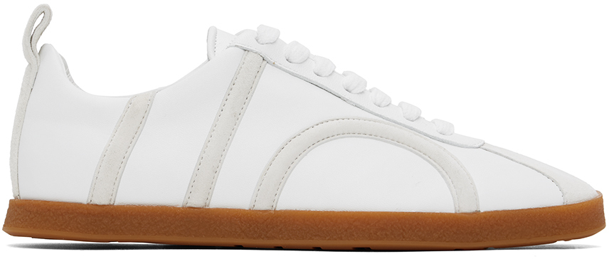【toteme】 スニーカー ベージュ 小柄女子 美脚 ミニマル ミニ Toteme sneakers for Women | SSENSE