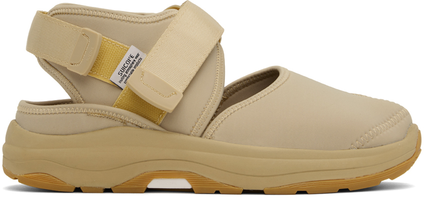 SUICOKE BEIGE UNBITA-AB SANDALS 