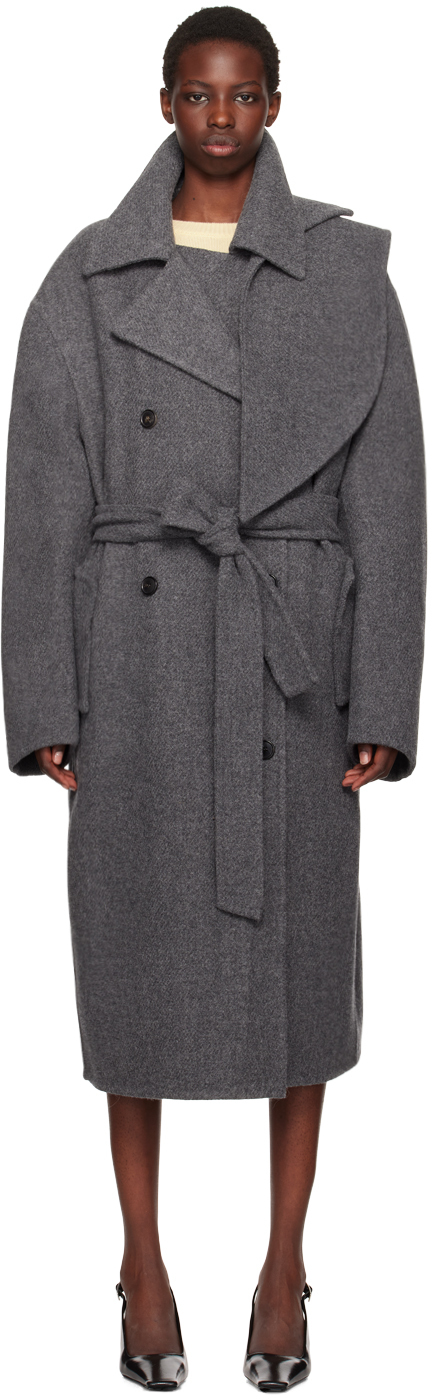 Gray Handmade Kuse Coat