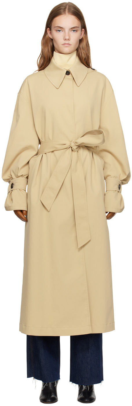 Beige Petunia Trench Coat