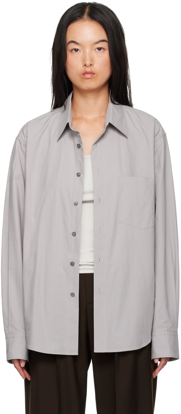 Gray Gigo Oversized Shirt