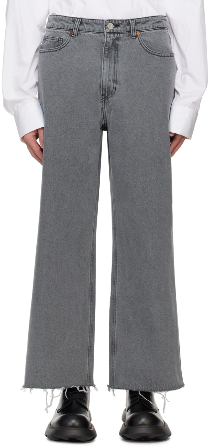 RECTO ワイドレッグデニム Sサイズ RECTO ワイドレッグデニム Sサイズ（RECTO】 FRENCH FLARED FIT