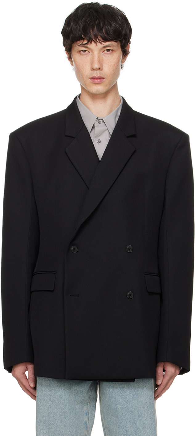 Black Dune Blazer by RECTO on Sale
