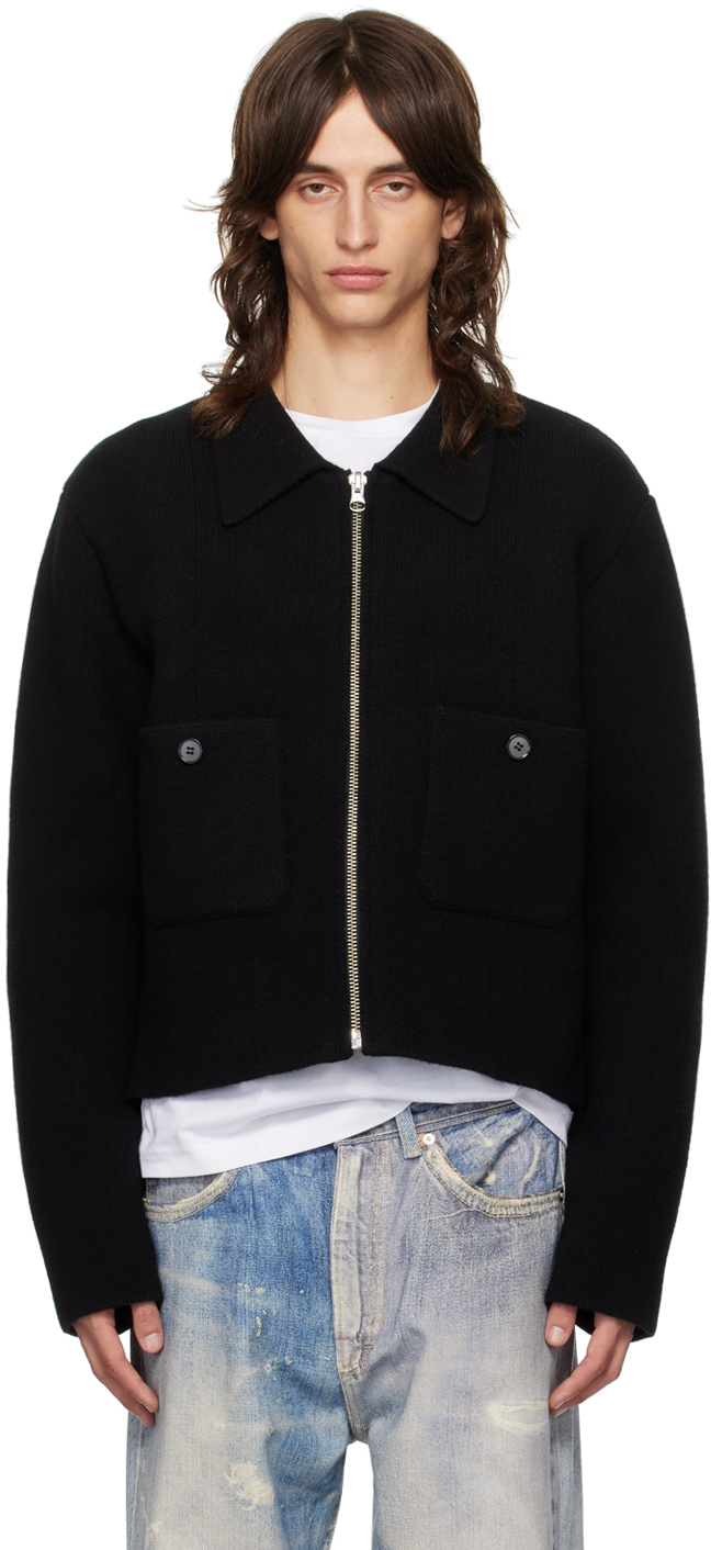 【関税込み】RECTO ブラック Ezra ジャケット Black Ezra Jacket by RECTO on Sale