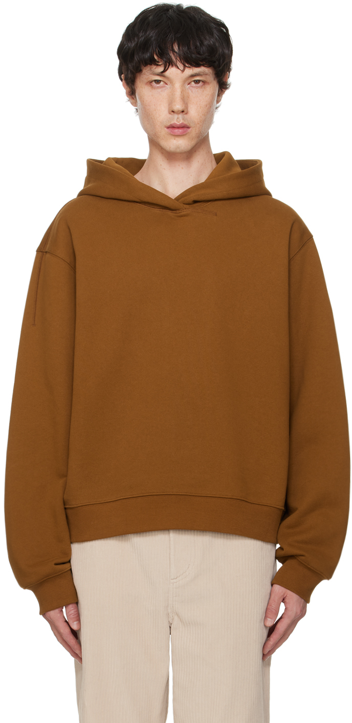 Shop Recto Brown Recreation Hoodie In Brick Brown