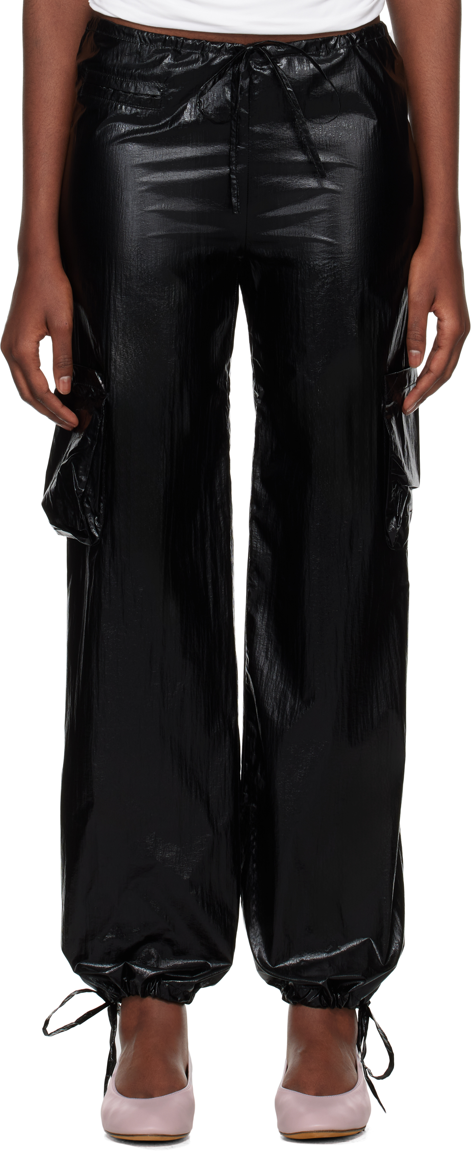 Shop Gimaguas Black Dorado Trousers