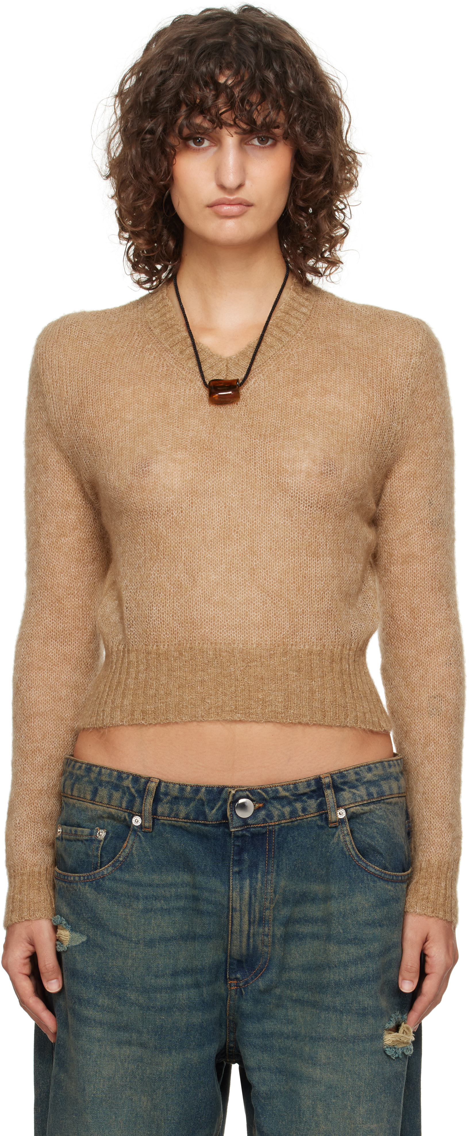 Beige Mum Sweater