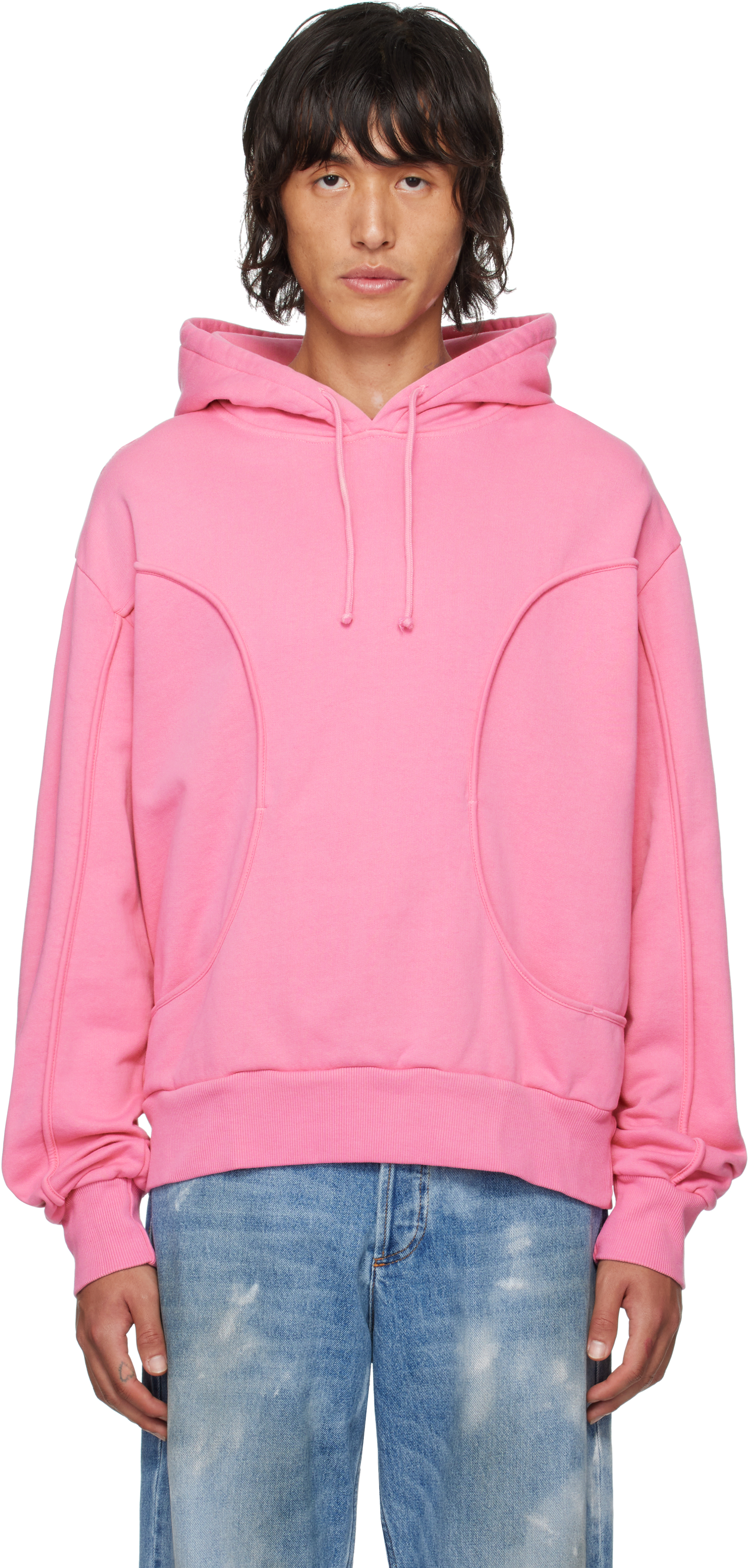 Shop Gimaguas Pink Wave Hoodie