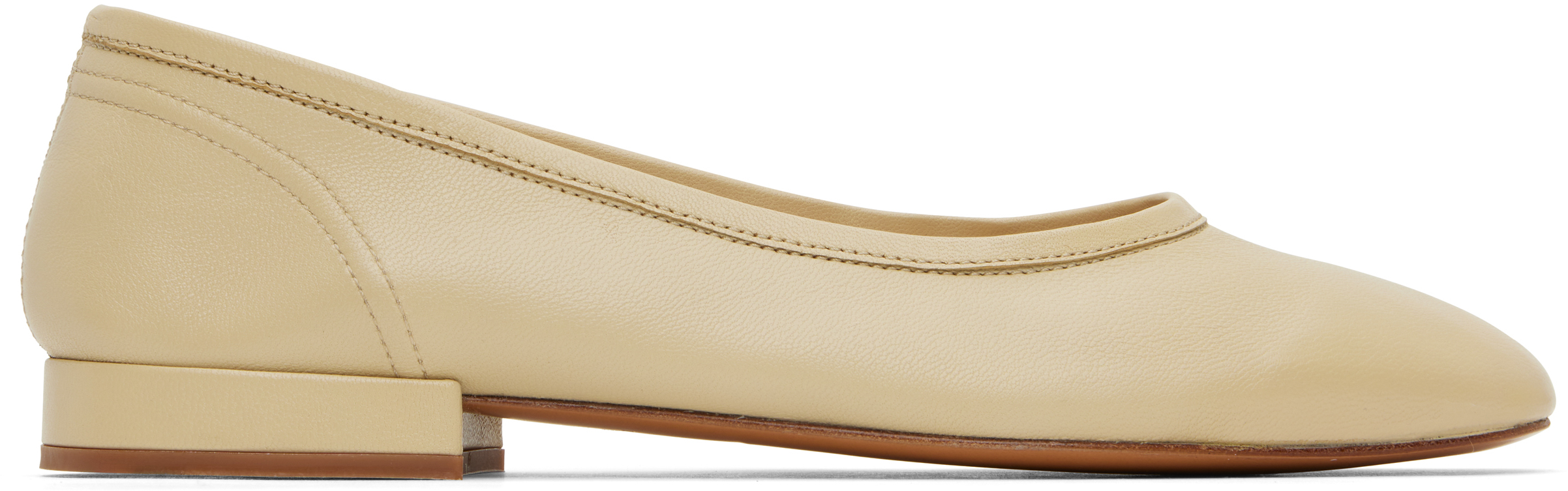 Brown Serafina Ballerina Flats