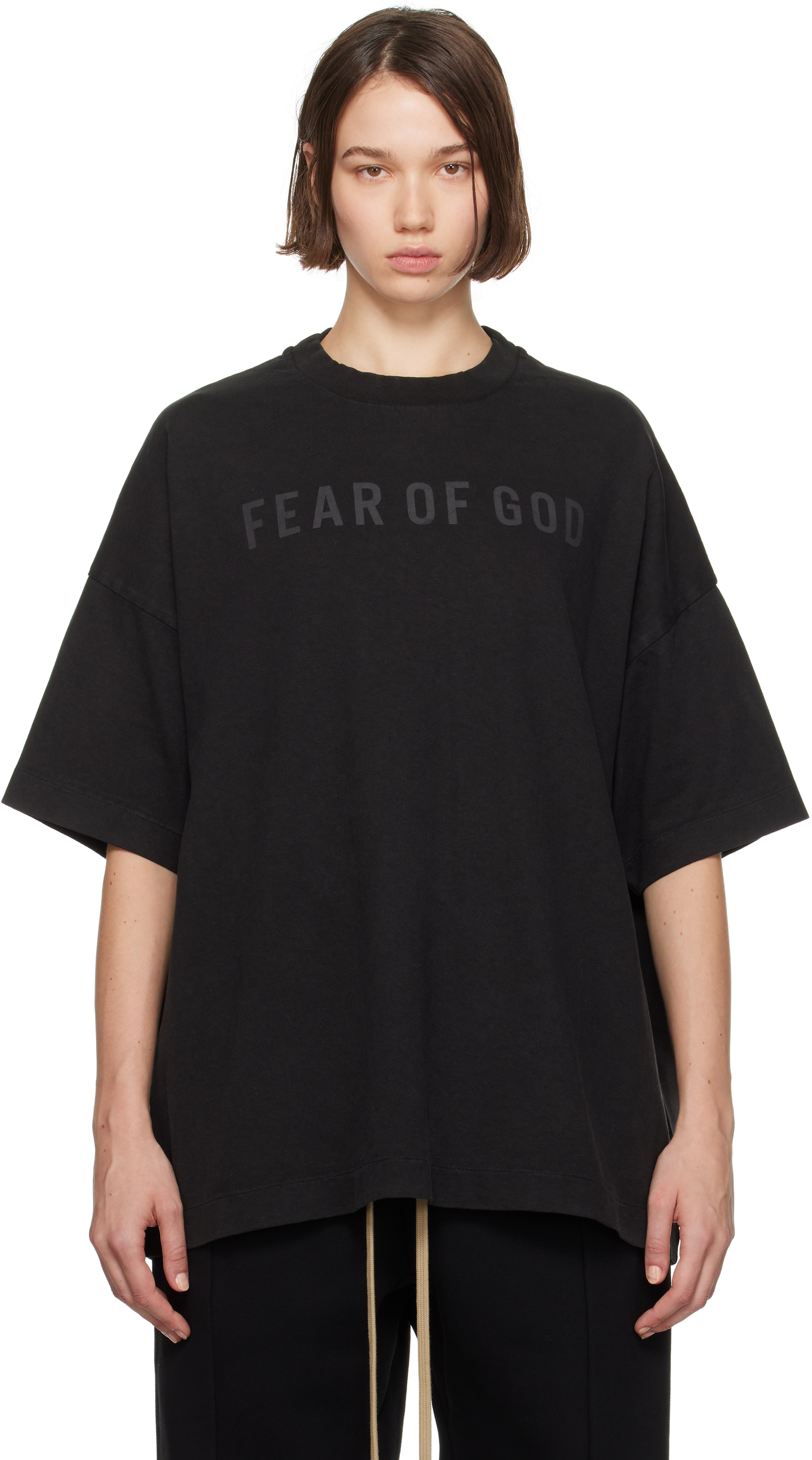 Black 'Fear of God' T-shirt