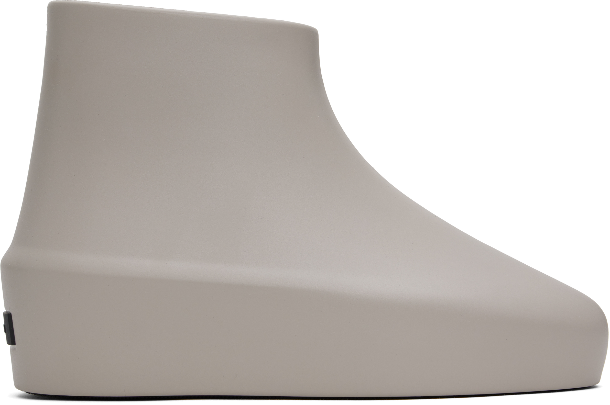 Shop Fear Of God Gray 'the California' Boots In Concrete