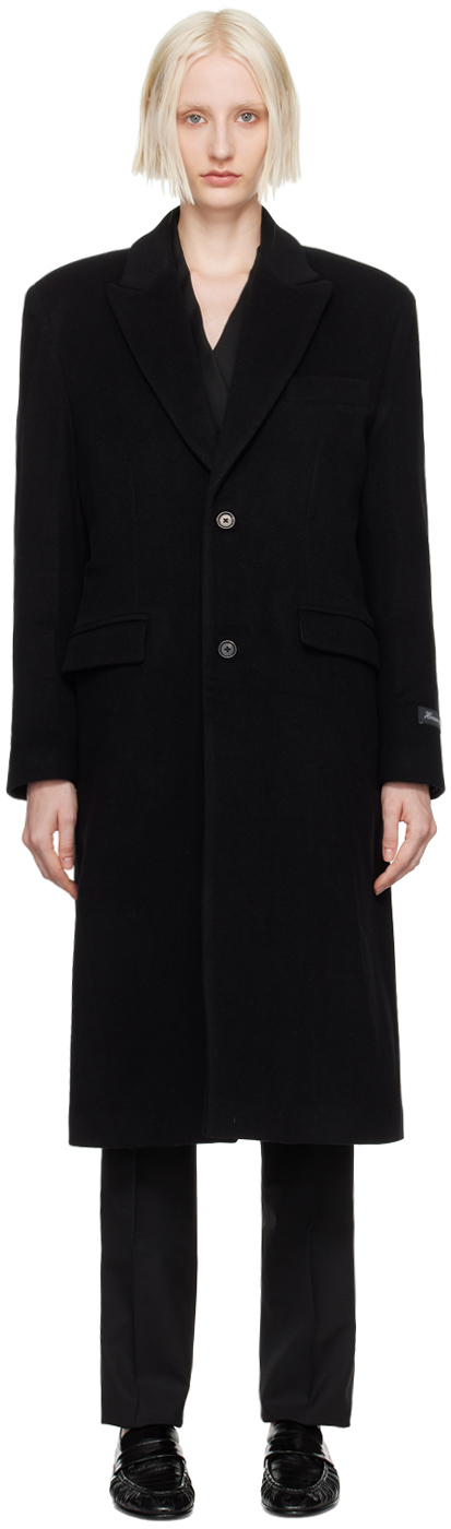 Shop Hommegirls Black Classic Coat