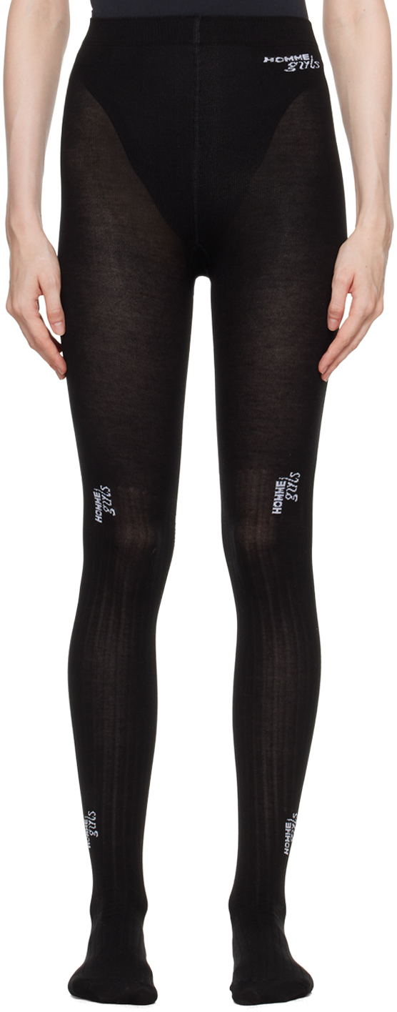 Black HG Logo Tights