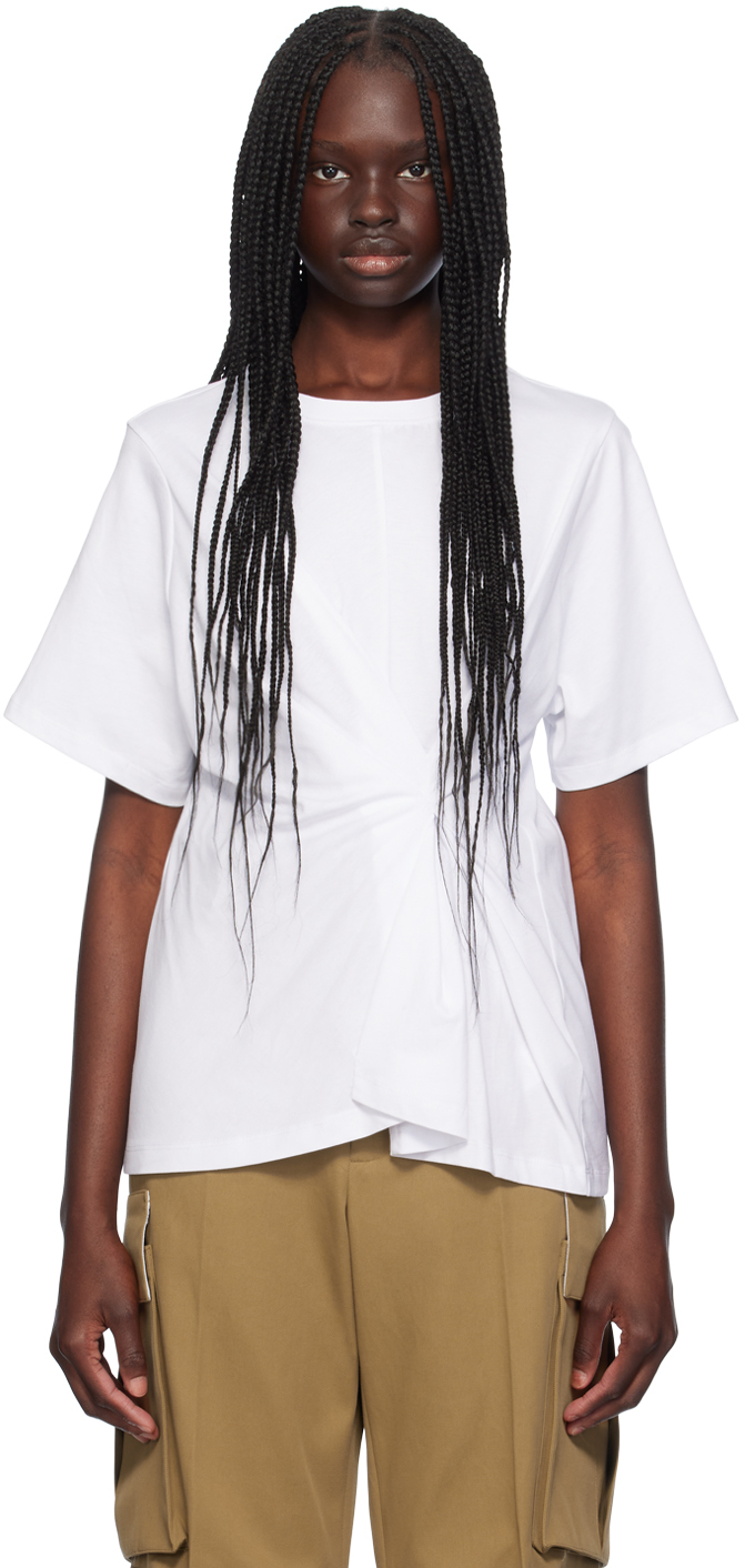 White Body Twist T-Shirt