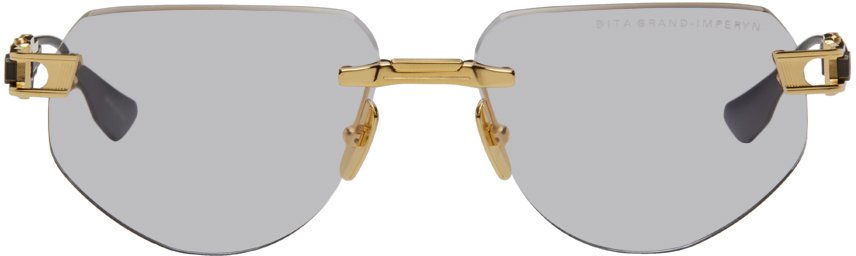 Gold & Black Grand-Imperyn Glasses