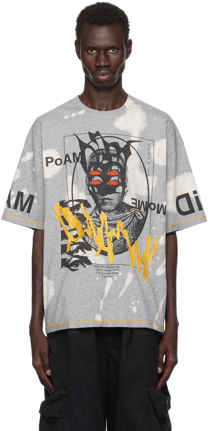 Gray Slam Poet T-shirt