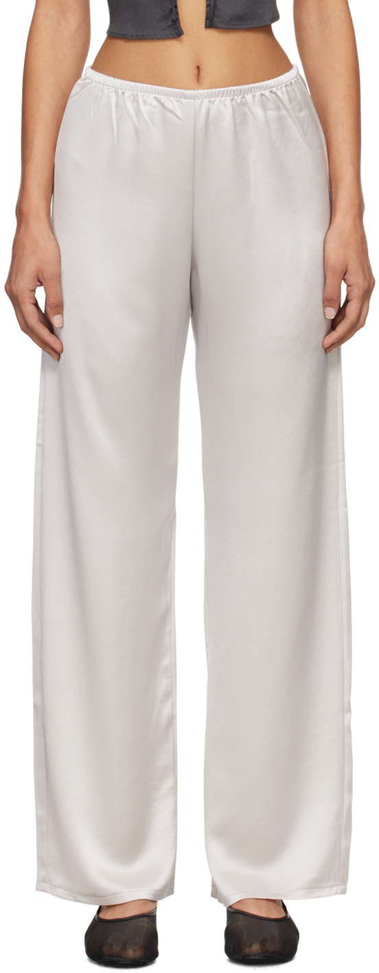 LESET Gray Barb Lounge Pants Cover