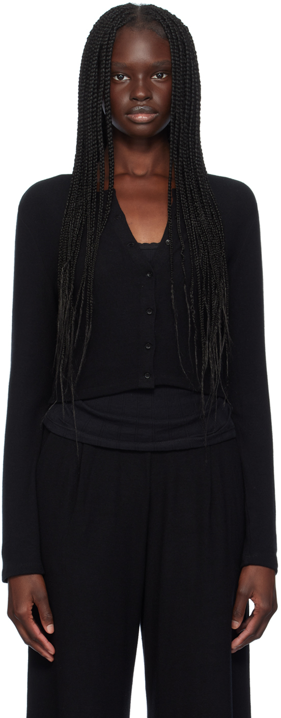 Black Lauren Crop II Cardigan