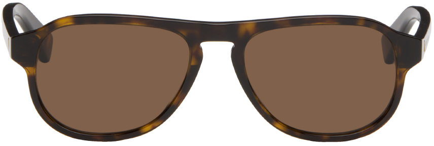 ボッテガ・ヴェネタ トータスシェル サングラス BOTTEGA VENETA EYEWEAR アビエイタースタイル トータスシェル