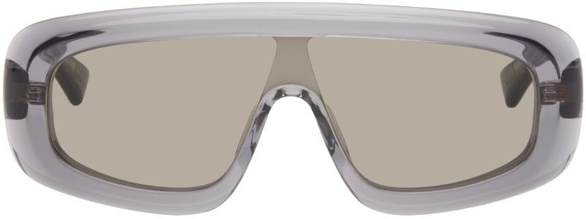 Gray Bombe Shield Sunglasses