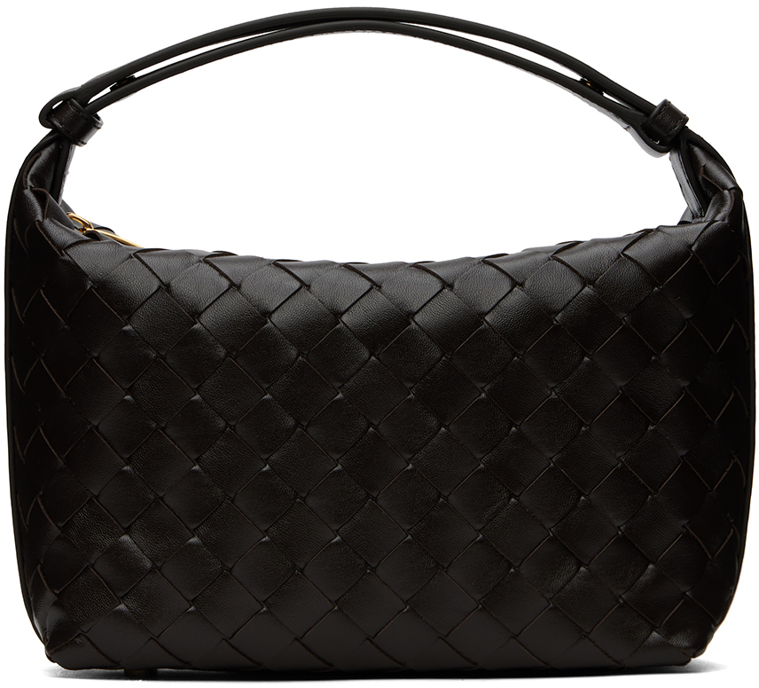 Shop Bottega Veneta ブラウン ミニ Wallace バッグ In 2132 Fondant