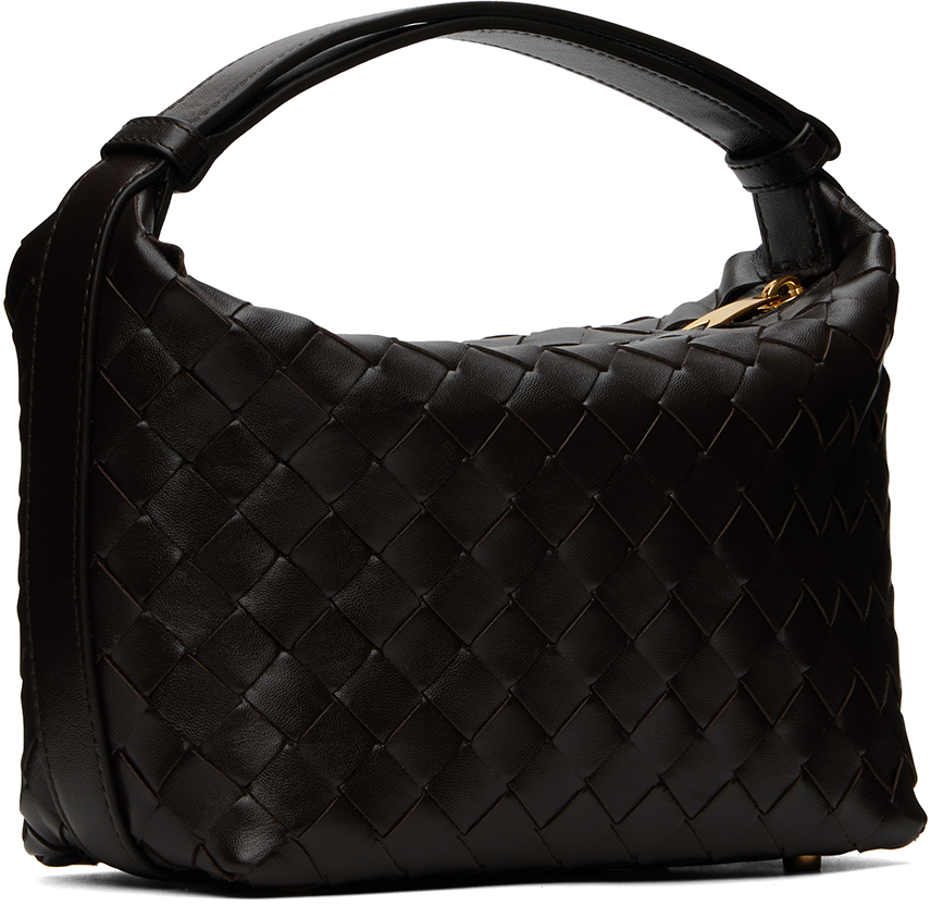 Bottega Veneta Brown Mini Wallace Bag In 2132 Fondant