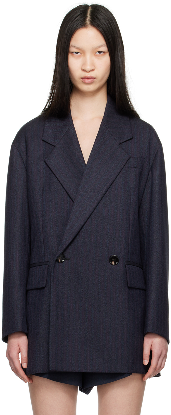 Navy Wool Blazer