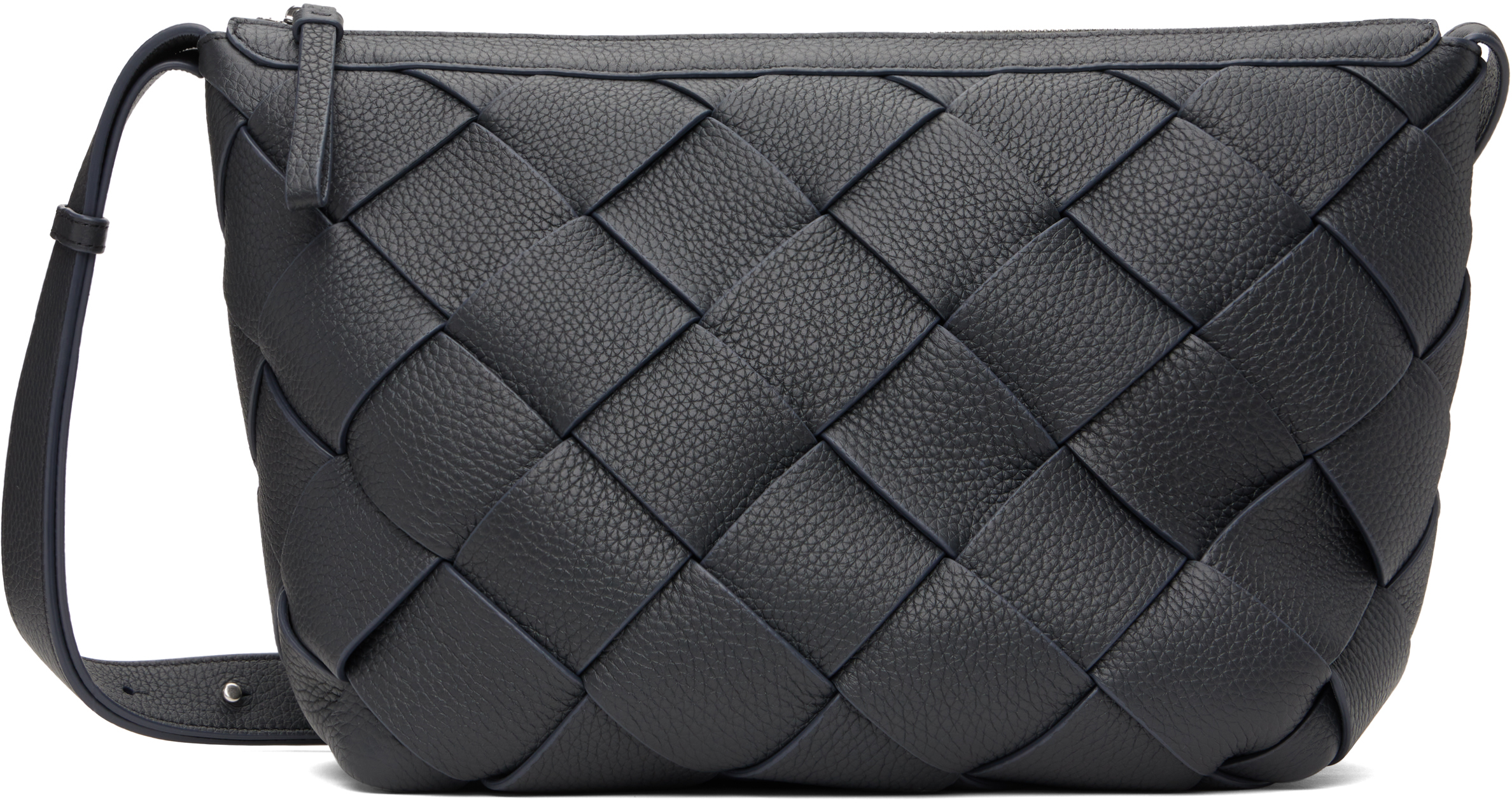 Bottega Veneta ネイビー ミディアム Diago バッグ Bottega Veneta® Men's Andiamo Messenger in Kaki. Shop online