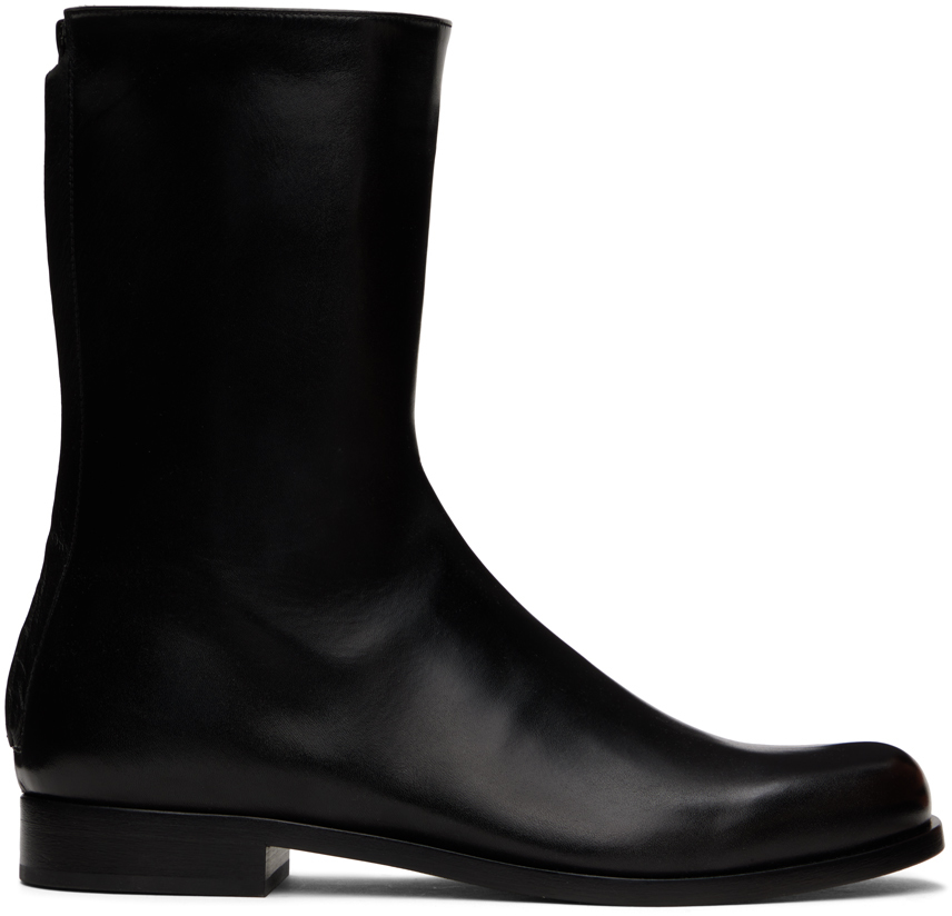 Black Cushion Lux Boots