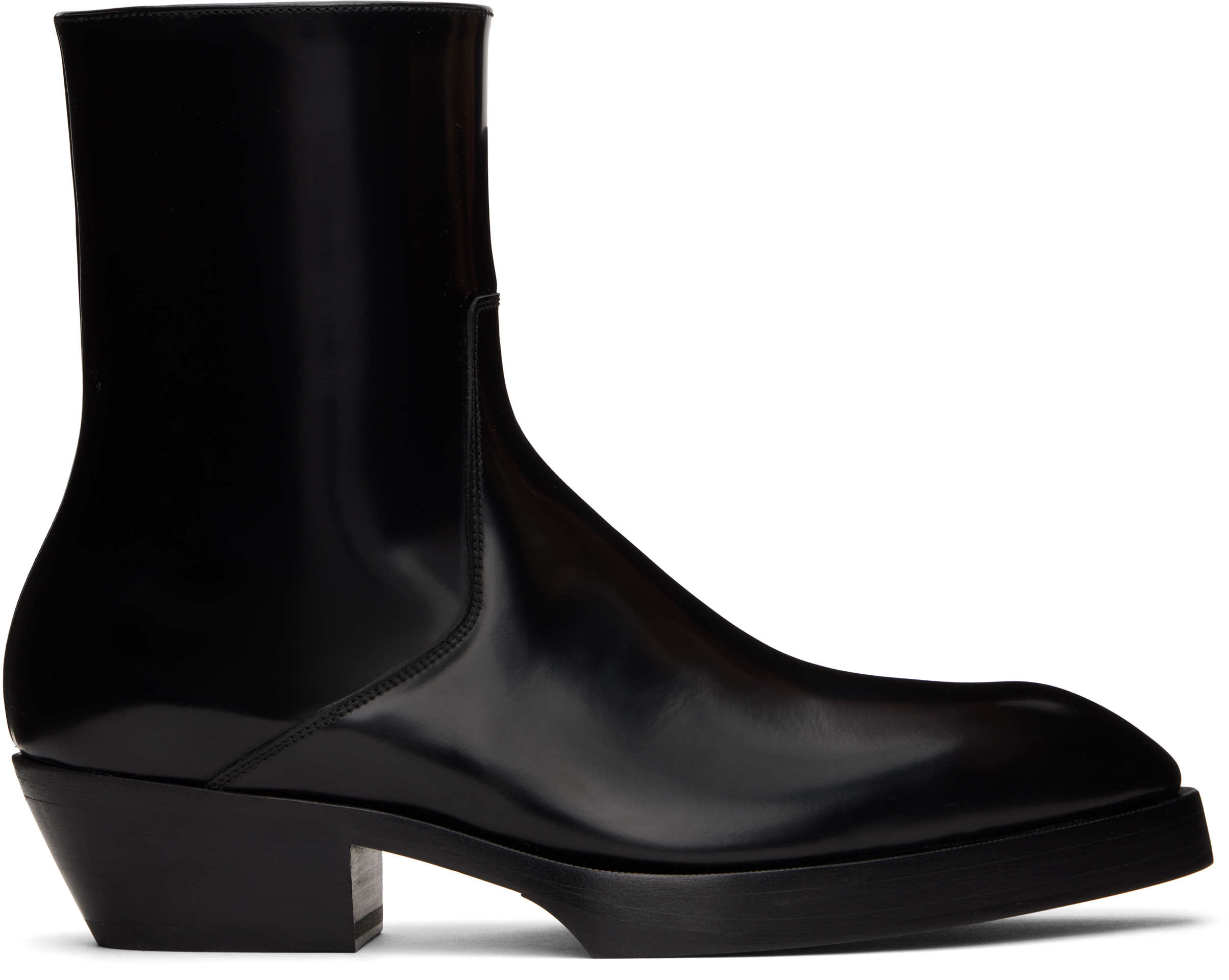 Bottega Veneta Black Dalton Boots