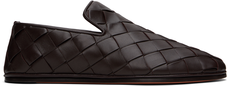 Shop Bottega Veneta Brown Sunday Slippers In Fondant