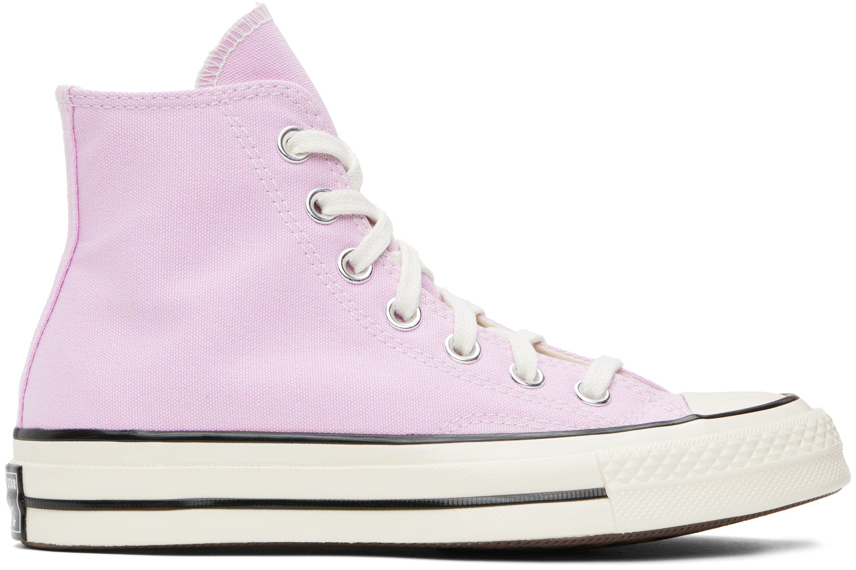 Shop Converse Pink Chuck 70 Sneakers In Stardust Lilac/egret