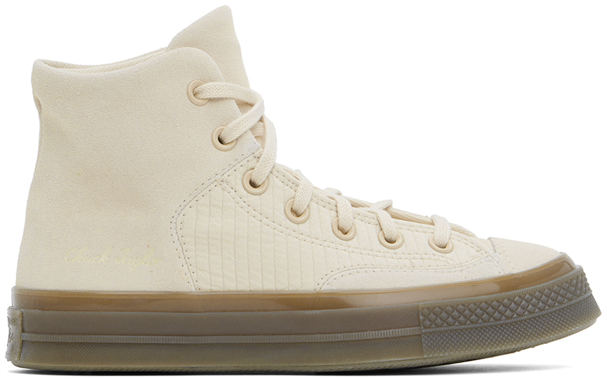 Shop Converse Off-white Chuck 70 Marquis Sneakers In Lt Dune/lt Dune