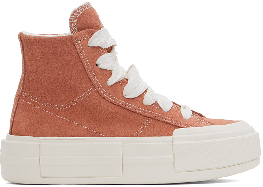 Shop Converse Pink Chuck Taylor All Star Cruise Suede Sneakers In In A Nutshell/egret