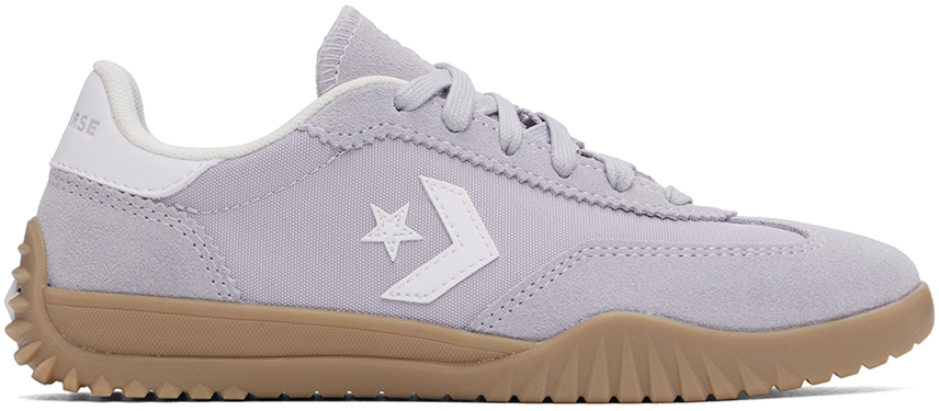 Gray Run Star Trainer Low Top Sneakers