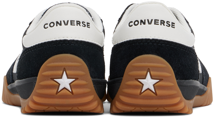 CONVERSE BLACK RUN STAR TRAINER LOW TOP SNEAKERS
