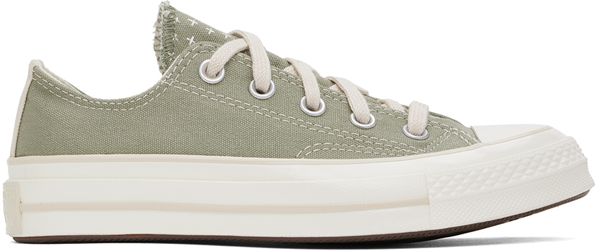 Shop Converse Green Chuck 70 Worn In Low Top Sneakers In Light Field Surplus