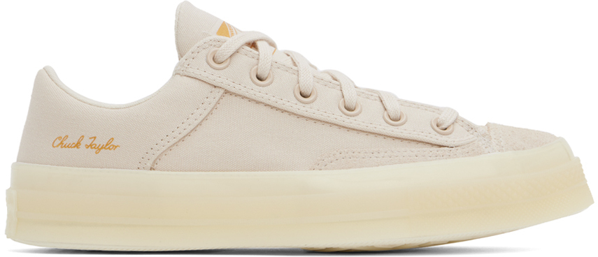 Shop Converse Beige Chuck 70 Marquis Low Top Sneakers In Light Dune/gld/egret