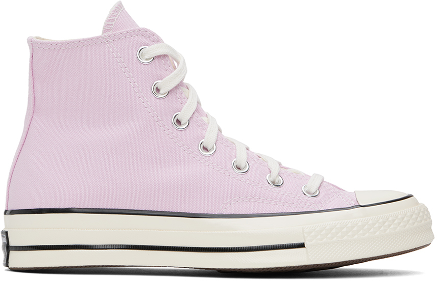 Purple chuck taylor high tops best sale