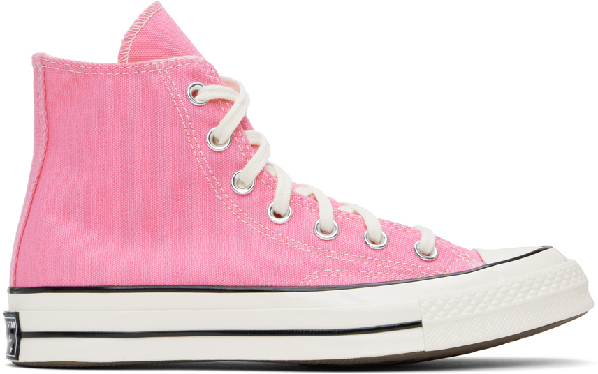 Converse: Pink Chuck 70 High Top Sneakers | SSENSE