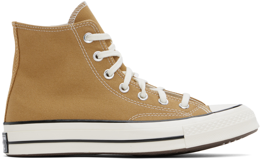 Tan Chuck 70 High Top Sneakers